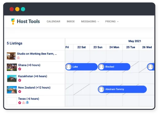 screenshot of Host Tools